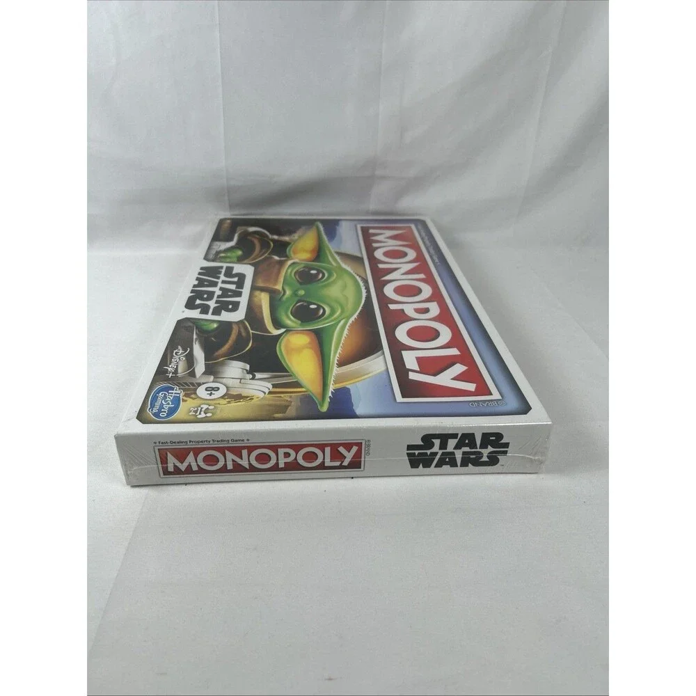 NEW Mandalorian Star Wars Monopoly Game Disney Hasbro - SEALED with Tear